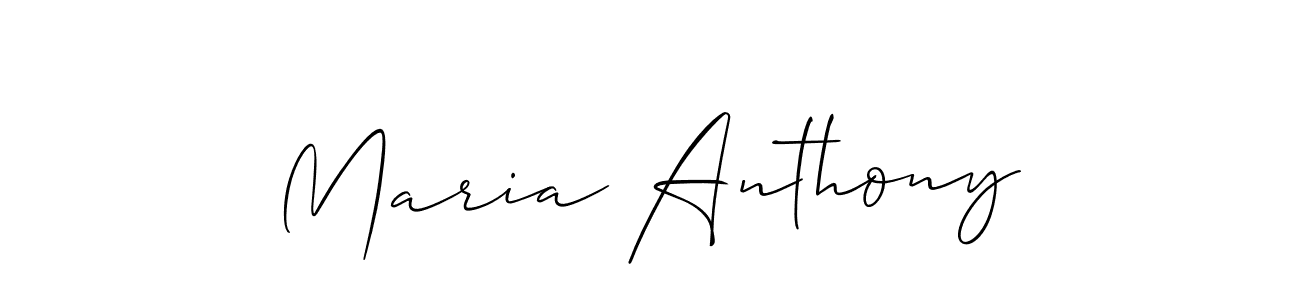 How to Draw Maria Anthony signature style? Allison_Script is a latest design signature styles for name Maria Anthony. Maria Anthony signature style 2 images and pictures png