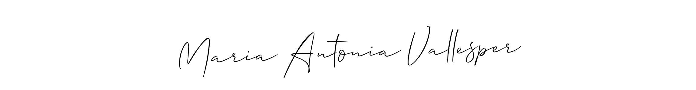 Check out images of Autograph of Maria Antonia Vallesper name. Actor Maria Antonia Vallesper Signature Style. Allison_Script is a professional sign style online. Maria Antonia Vallesper signature style 2 images and pictures png