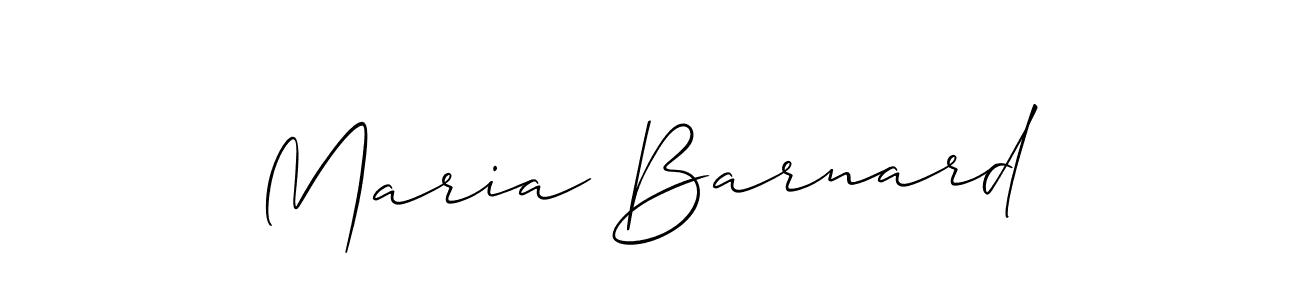 Also we have Maria Barnard name is the best signature style. Create professional handwritten signature collection using Allison_Script autograph style. Maria Barnard signature style 2 images and pictures png