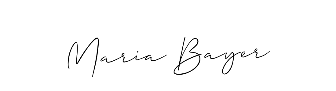 Make a beautiful signature design for name Maria Bayer. Use this online signature maker to create a handwritten signature for free. Maria Bayer signature style 2 images and pictures png