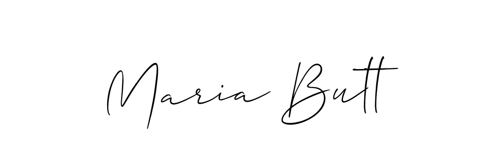 Create a beautiful signature design for name Maria Butt. With this signature (Allison_Script) fonts, you can make a handwritten signature for free. Maria Butt signature style 2 images and pictures png