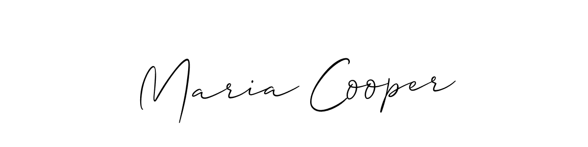 Once you've used our free online signature maker to create your best signature Allison_Script style, it's time to enjoy all of the benefits that Maria Cooper name signing documents. Maria Cooper signature style 2 images and pictures png