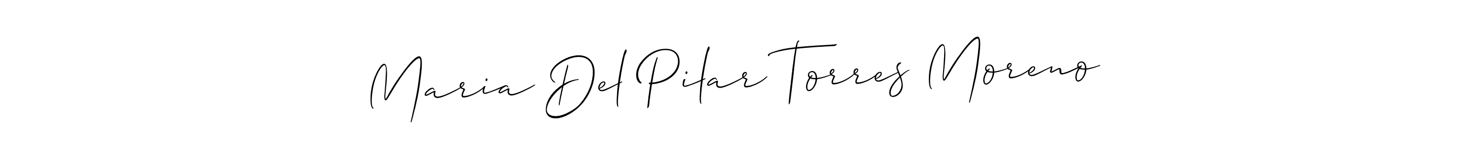 Best and Professional Signature Style for Maria Del Pilar Torres Moreno. Allison_Script Best Signature Style Collection. Maria Del Pilar Torres Moreno signature style 2 images and pictures png