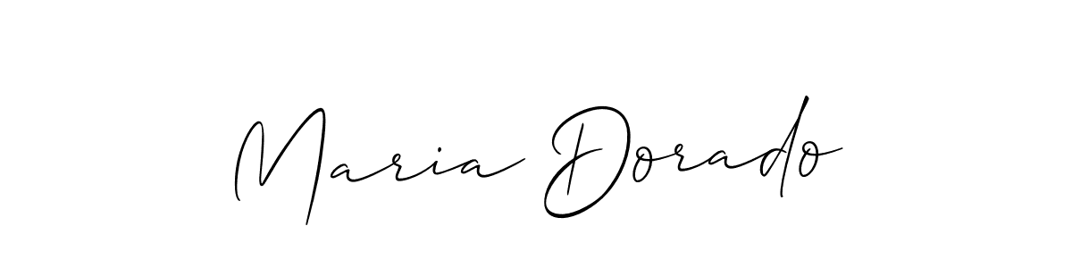 It looks lik you need a new signature style for name Maria Dorado. Design unique handwritten (Allison_Script) signature with our free signature maker in just a few clicks. Maria Dorado signature style 2 images and pictures png