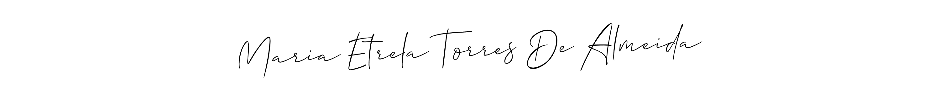 Here are the top 10 professional signature styles for the name Maria Etrela Torres De Almeida. These are the best autograph styles you can use for your name. Maria Etrela Torres De Almeida signature style 2 images and pictures png