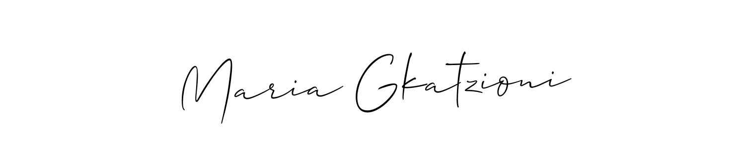 Make a beautiful signature design for name Maria Gkatzioni. Use this online signature maker to create a handwritten signature for free. Maria Gkatzioni signature style 2 images and pictures png