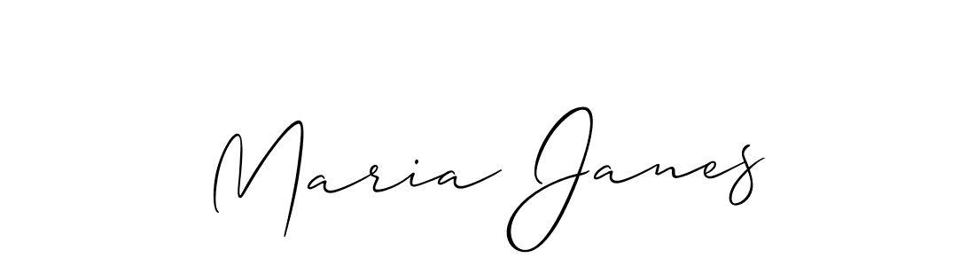 You should practise on your own different ways (Allison_Script) to write your name (Maria Janes) in signature. don't let someone else do it for you. Maria Janes signature style 2 images and pictures png