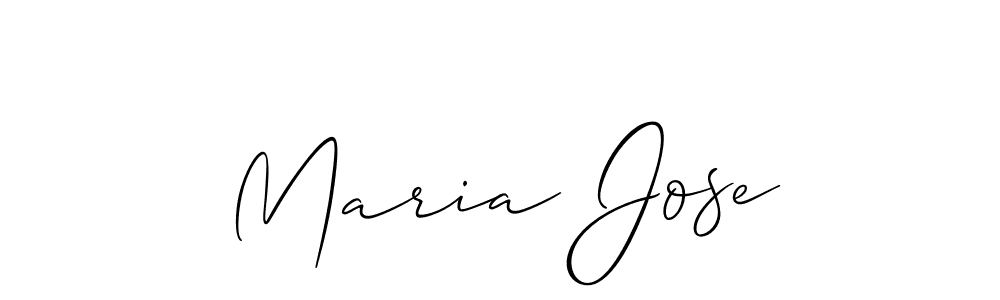 The best way (Allison_Script) to make a short signature is to pick only two or three words in your name. The name Maria Jose include a total of six letters. For converting this name. Maria Jose signature style 2 images and pictures png