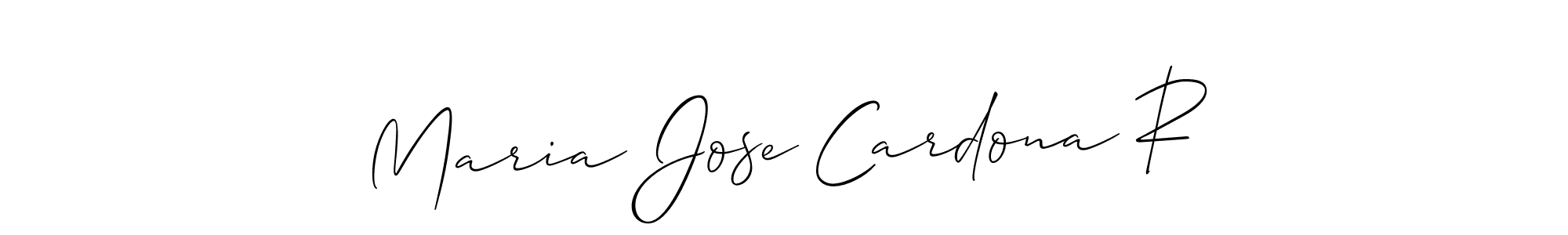 Once you've used our free online signature maker to create your best signature Allison_Script style, it's time to enjoy all of the benefits that Maria Jose Cardona R name signing documents. Maria Jose Cardona R signature style 2 images and pictures png