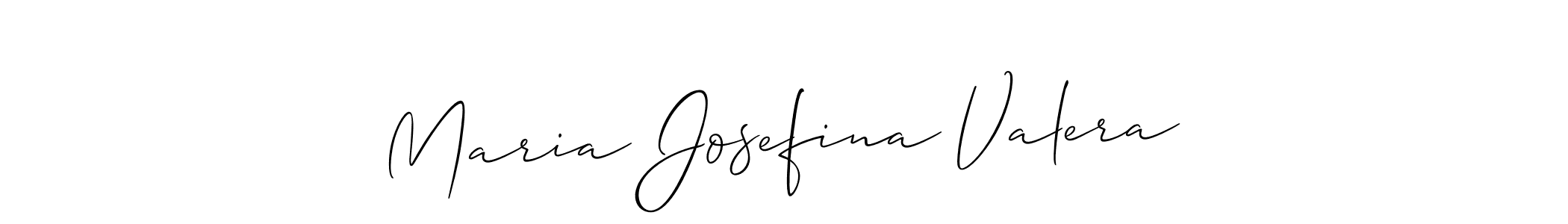 Create a beautiful signature design for name Maria Josefina Valera. With this signature (Allison_Script) fonts, you can make a handwritten signature for free. Maria Josefina Valera signature style 2 images and pictures png