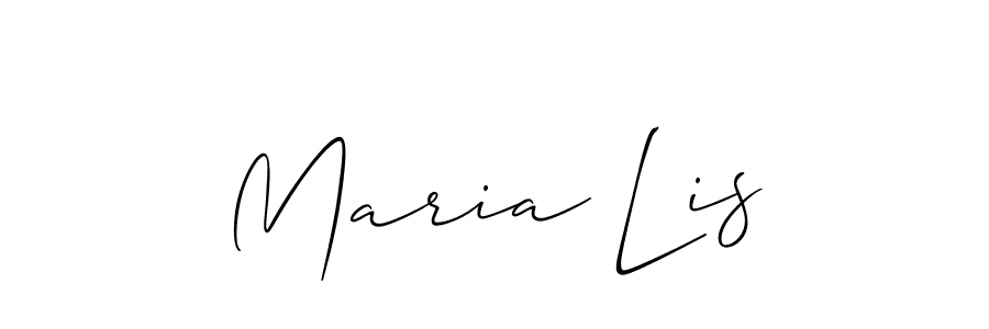 Make a beautiful signature design for name Maria Lis. Use this online signature maker to create a handwritten signature for free. Maria Lis signature style 2 images and pictures png