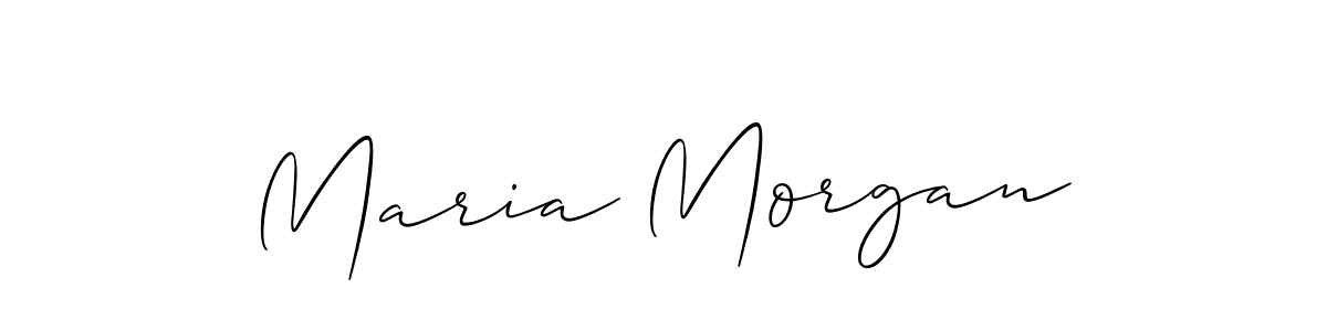 if you are searching for the best signature style for your name Maria Morgan. so please give up your signature search. here we have designed multiple signature styles  using Allison_Script. Maria Morgan signature style 2 images and pictures png