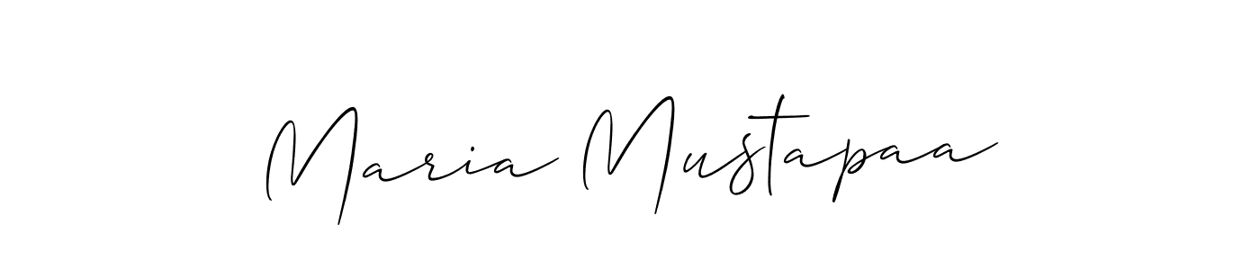 Also we have Maria Mustapaa name is the best signature style. Create professional handwritten signature collection using Allison_Script autograph style. Maria Mustapaa signature style 2 images and pictures png
