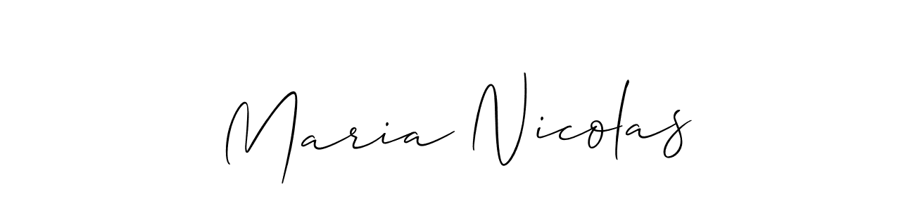 Here are the top 10 professional signature styles for the name Maria Nicolas. These are the best autograph styles you can use for your name. Maria Nicolas signature style 2 images and pictures png