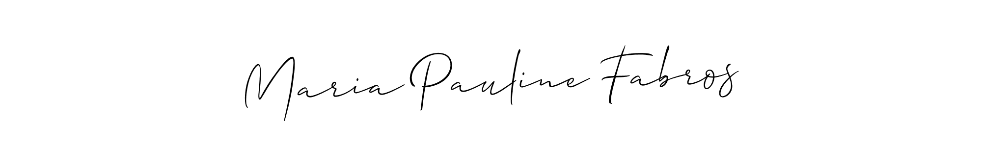 Similarly Allison_Script is the best handwritten signature design. Signature creator online .You can use it as an online autograph creator for name Maria Pauline Fabros. Maria Pauline Fabros signature style 2 images and pictures png