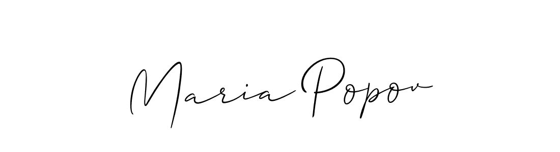 Also we have Maria Popov name is the best signature style. Create professional handwritten signature collection using Allison_Script autograph style. Maria Popov signature style 2 images and pictures png