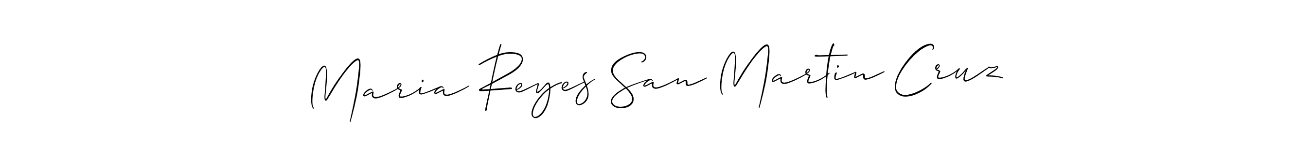 You can use this online signature creator to create a handwritten signature for the name Maria Reyes San Martin Cruz. This is the best online autograph maker. Maria Reyes San Martin Cruz signature style 2 images and pictures png