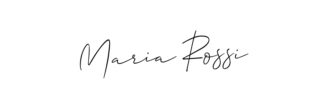 Also we have Maria Rossi name is the best signature style. Create professional handwritten signature collection using Allison_Script autograph style. Maria Rossi signature style 2 images and pictures png