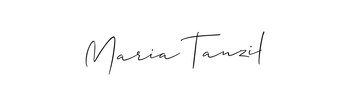 Also You can easily find your signature by using the search form. We will create Maria Tanzil name handwritten signature images for you free of cost using Allison_Script sign style. Maria Tanzil signature style 2 images and pictures png