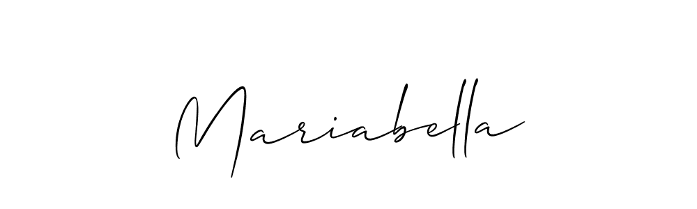 Make a short Mariabella signature style. Manage your documents anywhere anytime using Allison_Script. Create and add eSignatures, submit forms, share and send files easily. Mariabella signature style 2 images and pictures png