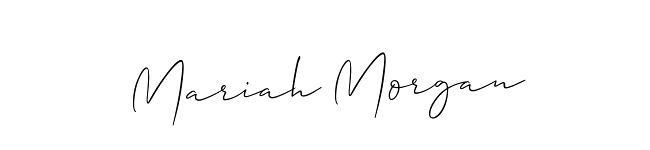 Also You can easily find your signature by using the search form. We will create Mariah Morgan name handwritten signature images for you free of cost using Allison_Script sign style. Mariah Morgan signature style 2 images and pictures png
