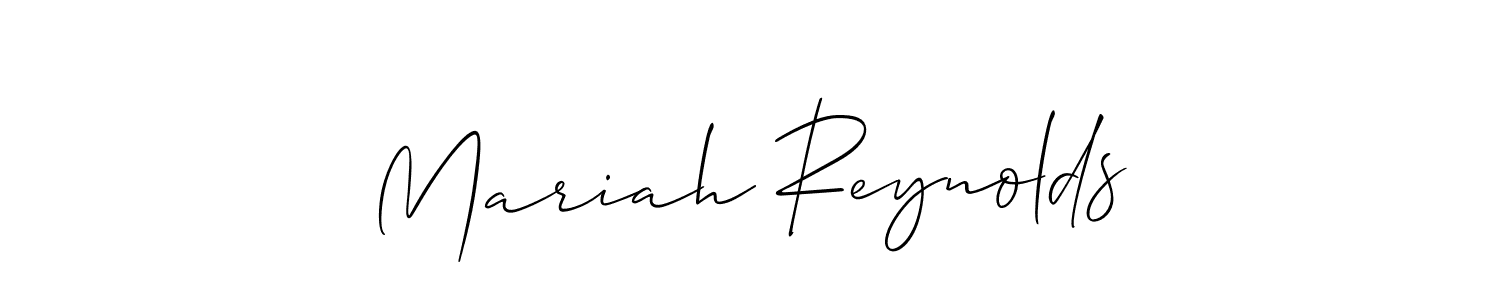 Once you've used our free online signature maker to create your best signature Allison_Script style, it's time to enjoy all of the benefits that Mariah Reynolds name signing documents. Mariah Reynolds signature style 2 images and pictures png