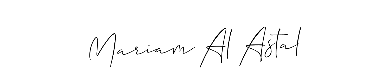 Make a beautiful signature design for name Mariam Al Astal. Use this online signature maker to create a handwritten signature for free. Mariam Al Astal signature style 2 images and pictures png