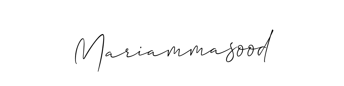 Similarly Allison_Script is the best handwritten signature design. Signature creator online .You can use it as an online autograph creator for name Mariammasood. Mariammasood signature style 2 images and pictures png