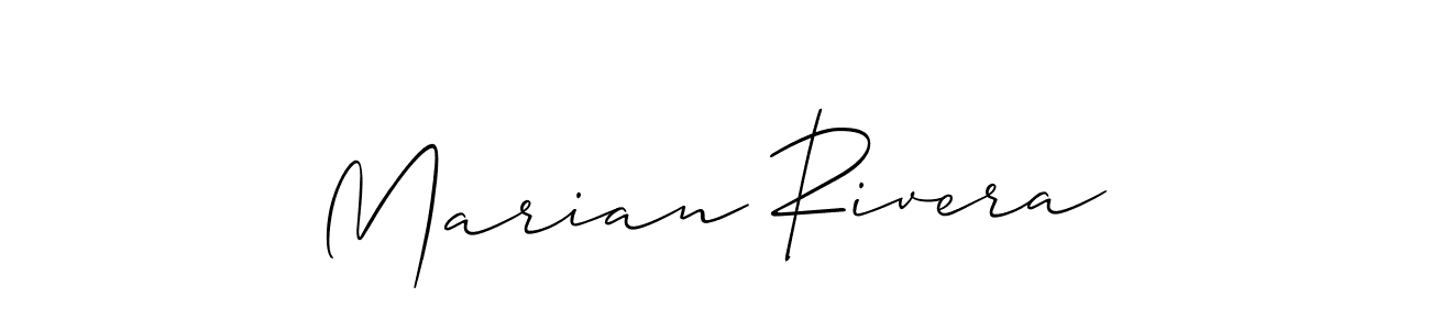 You should practise on your own different ways (Allison_Script) to write your name (Marian Rivera) in signature. don't let someone else do it for you. Marian Rivera signature style 2 images and pictures png