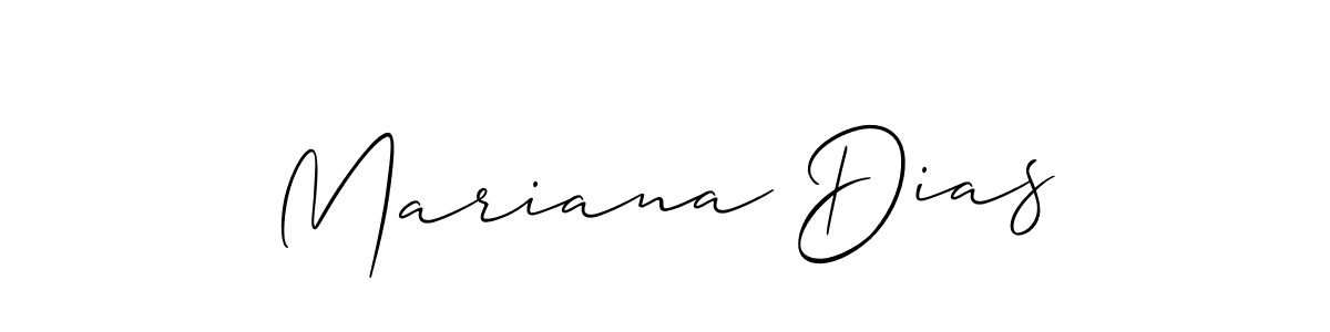 How to make Mariana Dias signature? Allison_Script is a professional autograph style. Create handwritten signature for Mariana Dias name. Mariana Dias signature style 2 images and pictures png