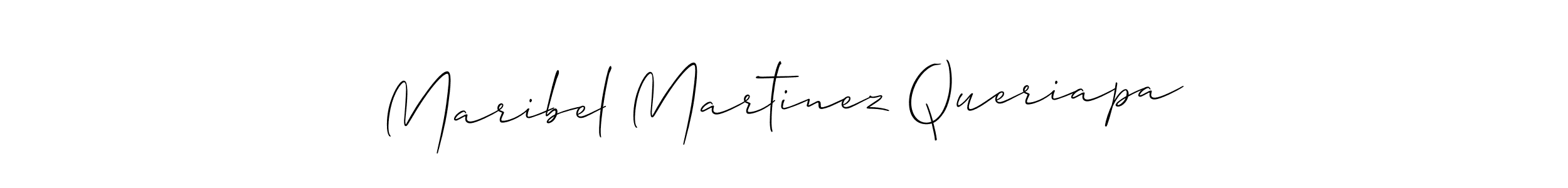 Best and Professional Signature Style for Maribel Martinez Queriapa. Allison_Script Best Signature Style Collection. Maribel Martinez Queriapa signature style 2 images and pictures png