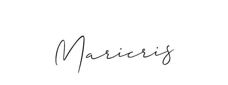 Maricris stylish signature style. Best Handwritten Sign (Allison_Script) for my name. Handwritten Signature Collection Ideas for my name Maricris. Maricris signature style 2 images and pictures png