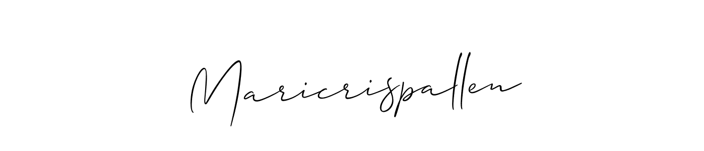 Here are the top 10 professional signature styles for the name Maricrispallen. These are the best autograph styles you can use for your name. Maricrispallen signature style 2 images and pictures png