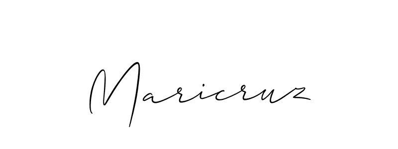 How to make Maricruz signature? Allison_Script is a professional autograph style. Create handwritten signature for Maricruz name. Maricruz signature style 2 images and pictures png