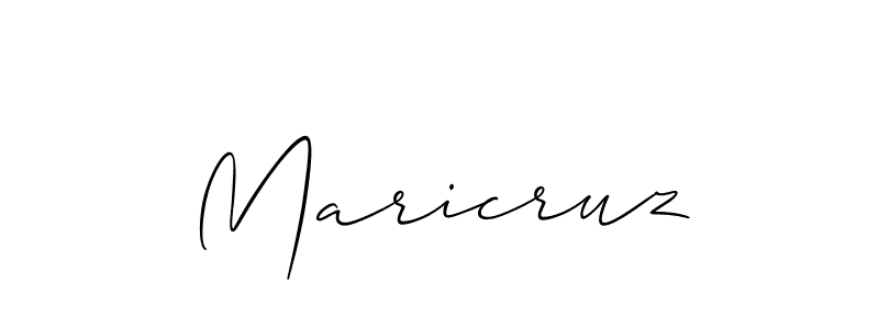 Maricruz stylish signature style. Best Handwritten Sign (Allison_Script) for my name. Handwritten Signature Collection Ideas for my name Maricruz. Maricruz signature style 2 images and pictures png