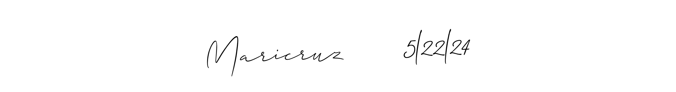 The best way (Allison_Script) to make a short signature is to pick only two or three words in your name. The name Maricruz       5l22l24 include a total of six letters. For converting this name. Maricruz       5l22l24 signature style 2 images and pictures png