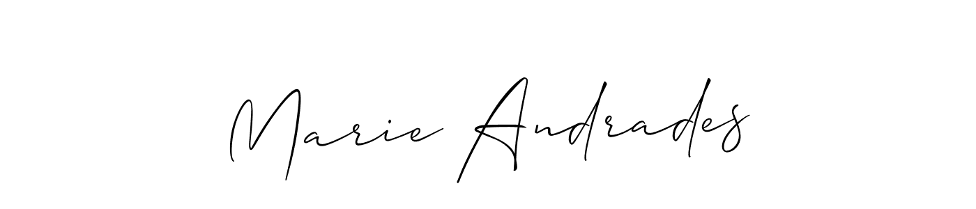 This is the best signature style for the Marie Andrades name. Also you like these signature font (Allison_Script). Mix name signature. Marie Andrades signature style 2 images and pictures png