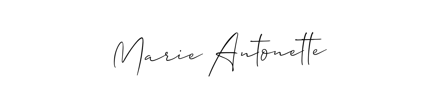 Also You can easily find your signature by using the search form. We will create Marie Antonette name handwritten signature images for you free of cost using Allison_Script sign style. Marie Antonette signature style 2 images and pictures png