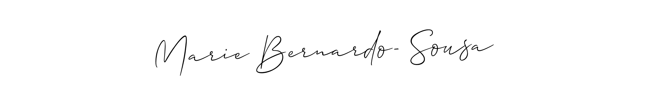 Design your own signature with our free online signature maker. With this signature software, you can create a handwritten (Allison_Script) signature for name Marie Bernardo- Sousa. Marie Bernardo- Sousa signature style 2 images and pictures png