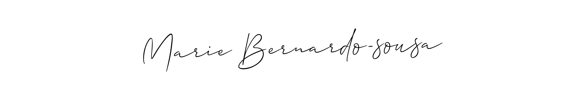 Make a beautiful signature design for name Marie Bernardo-sousa. With this signature (Allison_Script) style, you can create a handwritten signature for free. Marie Bernardo-sousa signature style 2 images and pictures png