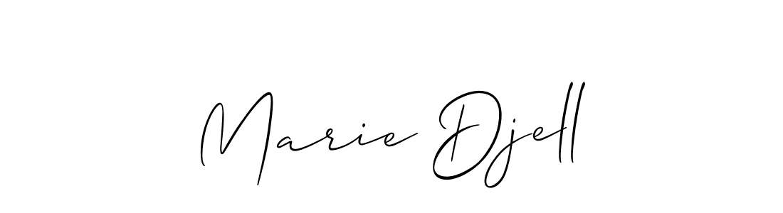 The best way (Allison_Script) to make a short signature is to pick only two or three words in your name. The name Marie Djell include a total of six letters. For converting this name. Marie Djell signature style 2 images and pictures png