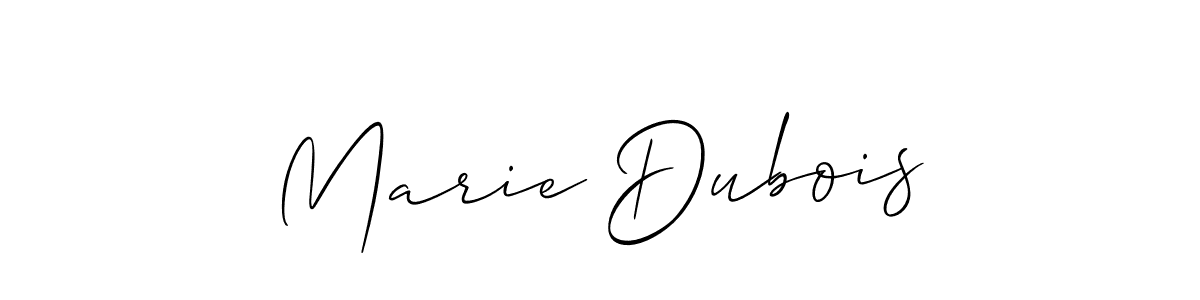 Best and Professional Signature Style for Marie Dubois. Allison_Script Best Signature Style Collection. Marie Dubois signature style 2 images and pictures png
