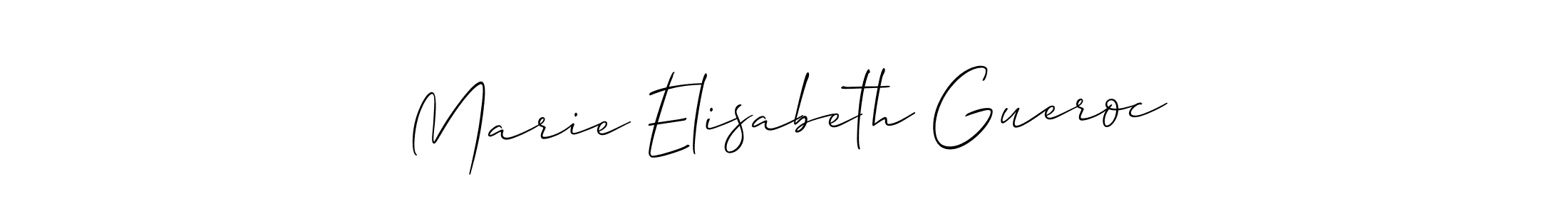How to make Marie Elisabeth Gueroc signature? Allison_Script is a professional autograph style. Create handwritten signature for Marie Elisabeth Gueroc name. Marie Elisabeth Gueroc signature style 2 images and pictures png