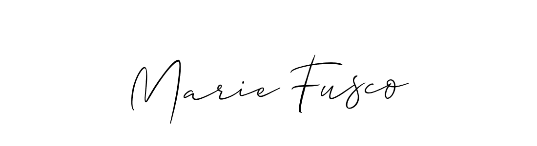 How to make Marie Fusco signature? Allison_Script is a professional autograph style. Create handwritten signature for Marie Fusco name. Marie Fusco signature style 2 images and pictures png