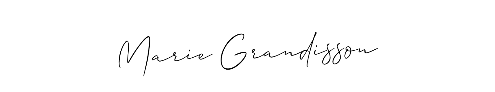 How to Draw Marie Grandisson signature style? Allison_Script is a latest design signature styles for name Marie Grandisson. Marie Grandisson signature style 2 images and pictures png