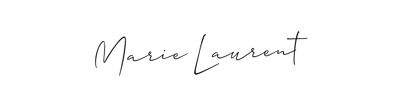 Use a signature maker to create a handwritten signature online. With this signature software, you can design (Allison_Script) your own signature for name Marie Laurent. Marie Laurent signature style 2 images and pictures png