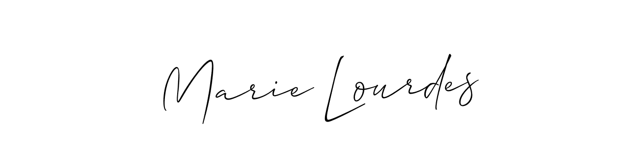 How to make Marie Lourdes signature? Allison_Script is a professional autograph style. Create handwritten signature for Marie Lourdes name. Marie Lourdes signature style 2 images and pictures png