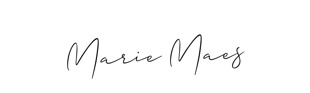 Also we have Marie Maes name is the best signature style. Create professional handwritten signature collection using Allison_Script autograph style. Marie Maes signature style 2 images and pictures png