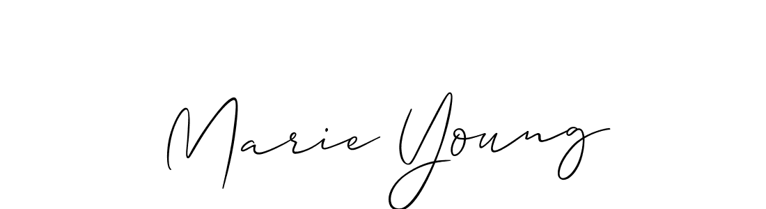 Also we have Marie Young name is the best signature style. Create professional handwritten signature collection using Allison_Script autograph style. Marie Young signature style 2 images and pictures png