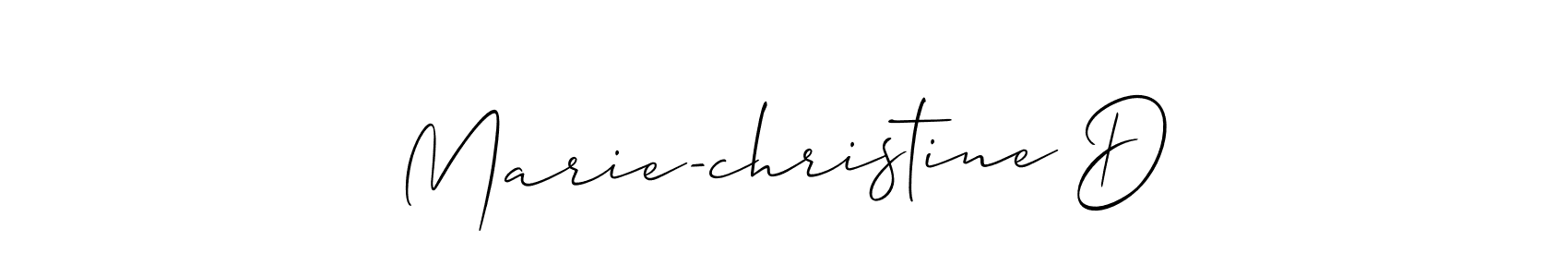 Here are the top 10 professional signature styles for the name Marie-christine D. These are the best autograph styles you can use for your name. Marie-christine D signature style 2 images and pictures png